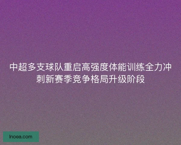 中超多支球队重启高强度体能训练全力冲刺新赛季竞争格局升级阶段 中超多支球队重启高强度体能训练全力冲刺新赛季竞争格局升级阶段